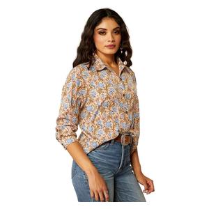 Floral Homestyle Button Front Womens Shirt Ariat